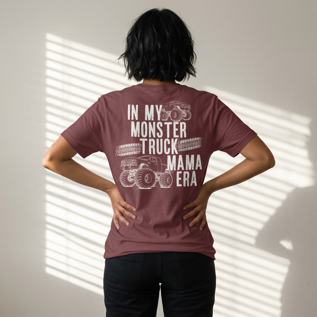 Monster Truck Mama T-Shirt — "In My Monster Truck Mama Era" Graphic Tee