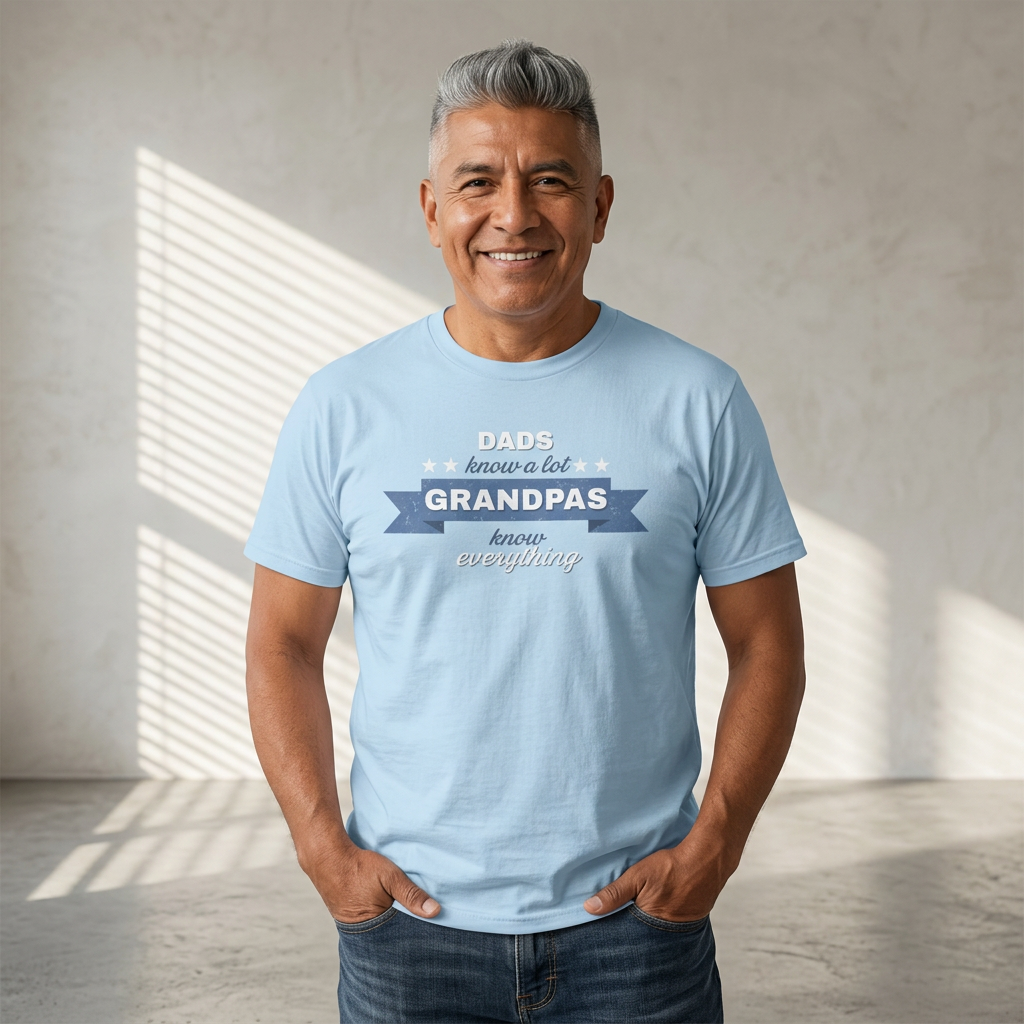 Grandpas Above Everything T-Shirt — Funny Fathers Day Gift Tee