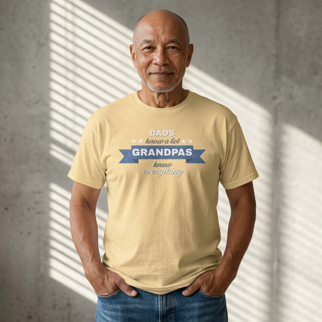 Grandpas Above Everything T-Shirt — Funny Fathers Day Gift Tee