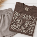 Leopard Skull Tee — Western Longhorn Graphic T‑Shirt