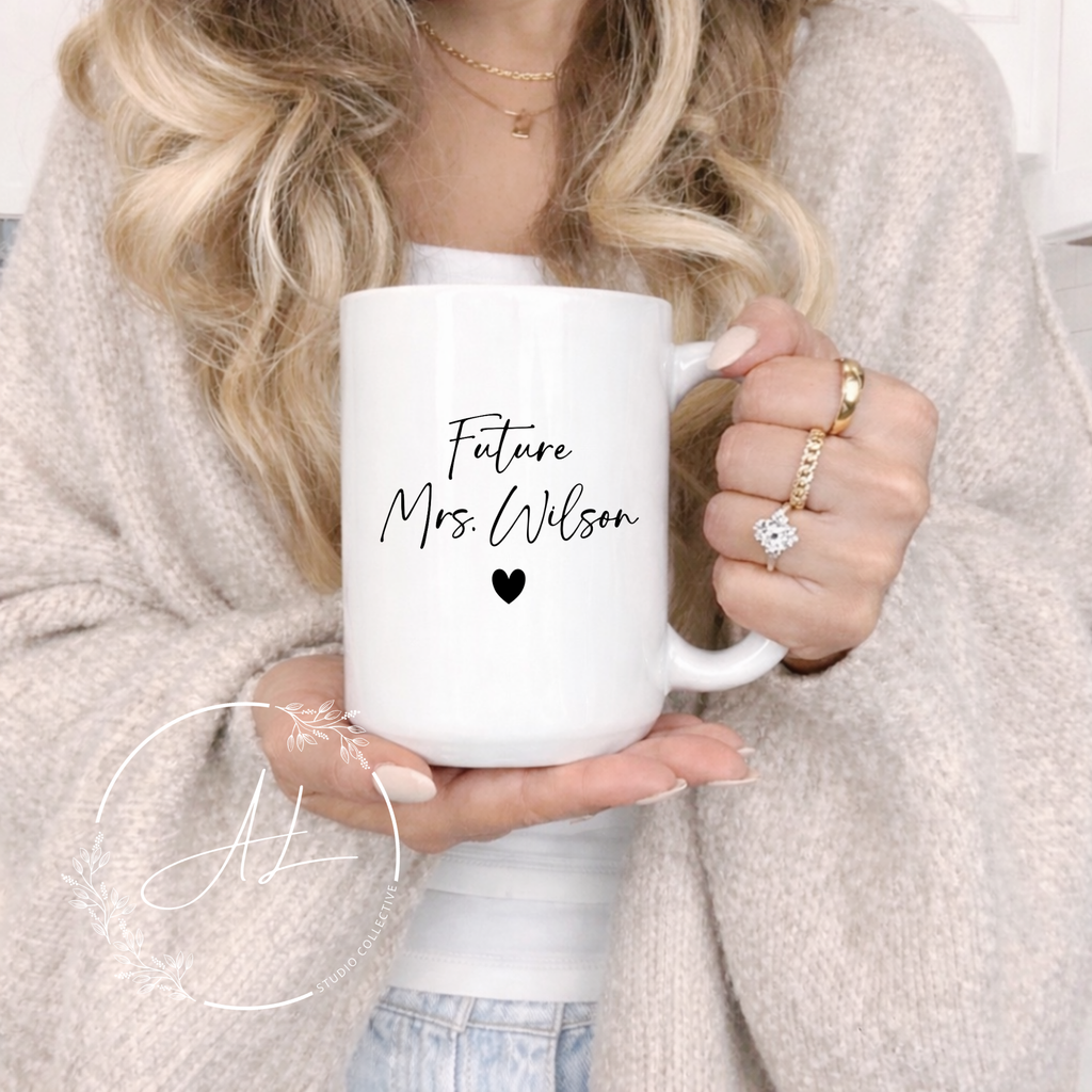 Personalized "Future Mrs." Ceramic Mug — 11oz & 15oz