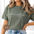 Made to Worship Shirt | Psalm 95:1 Christian T Shirt | Comfort Colors Faith Tee | Worship Graphic Shirt Women