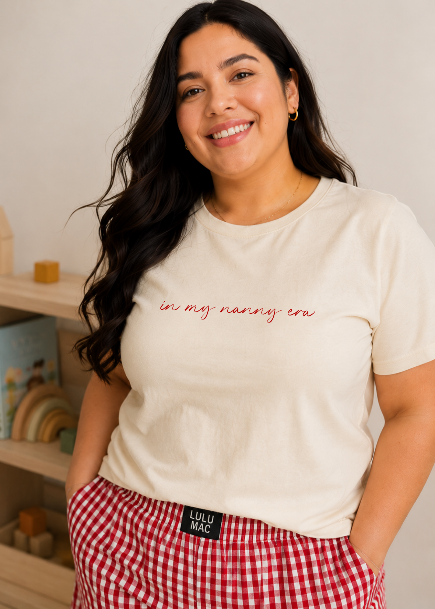 “In My Nanny Era" Minimalist Script T-Shirt
