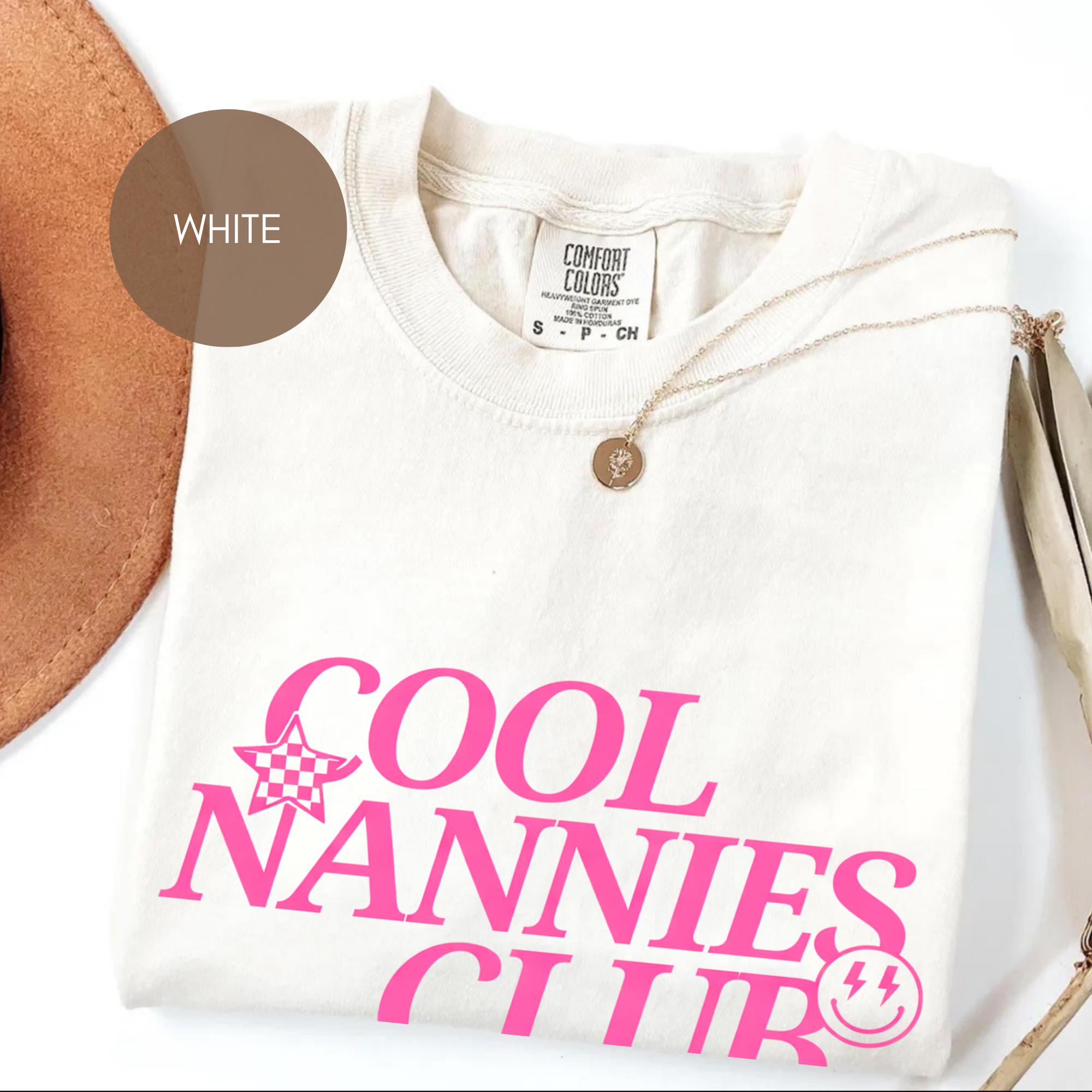 Cool Nannies Club T-Shirt — Retro Graphic Tee for Nannies & Caregivers
