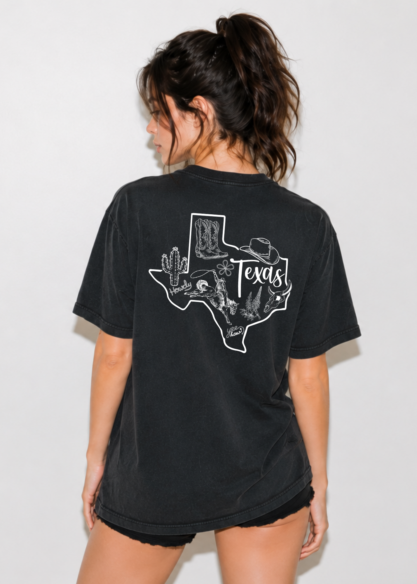 Texas Map T-Shirt — “You’re from Texas I can tell” State Outline Tee