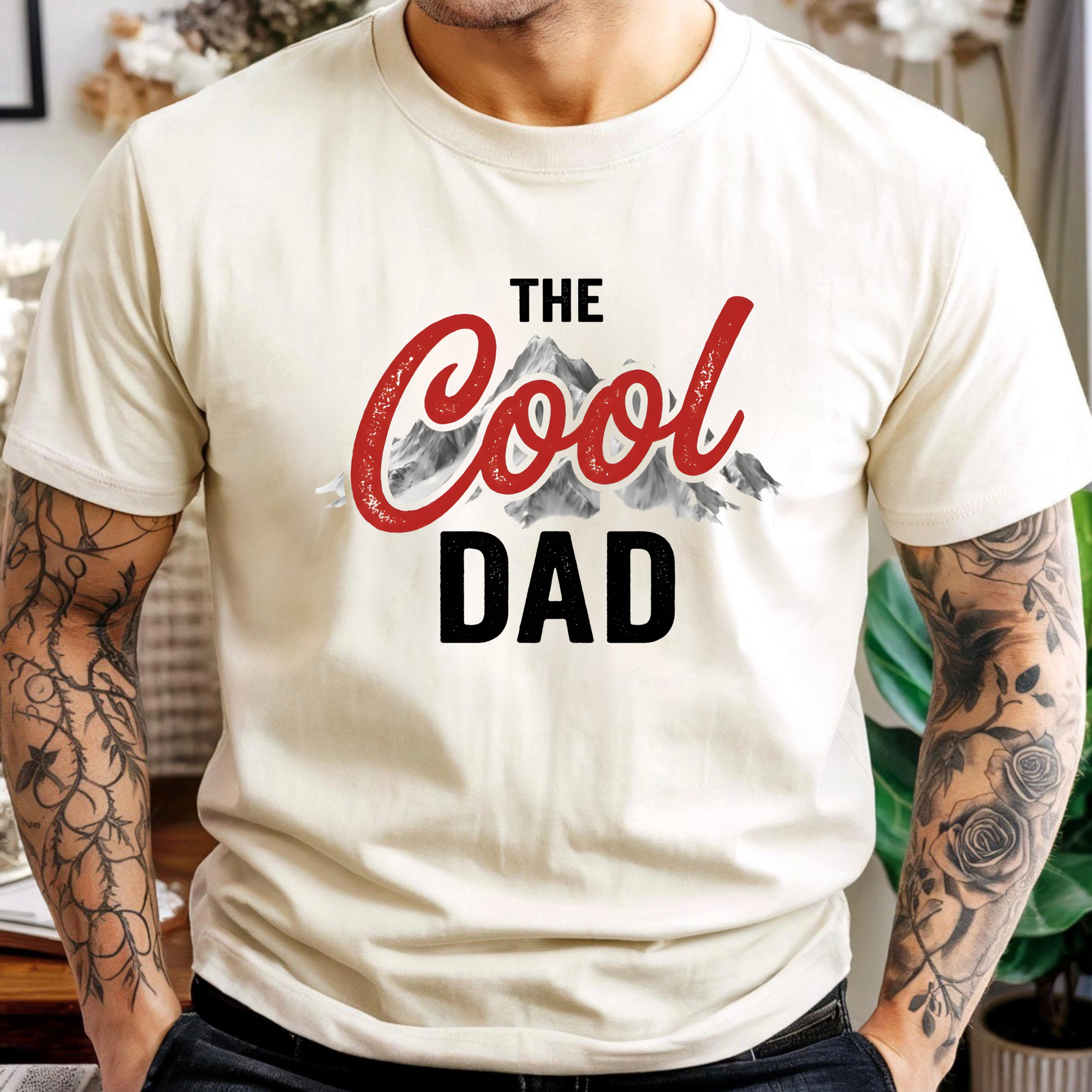 Cool Dad T-Shirt — "The Cool Dad" Retro Graphic Tee for Father’s Day