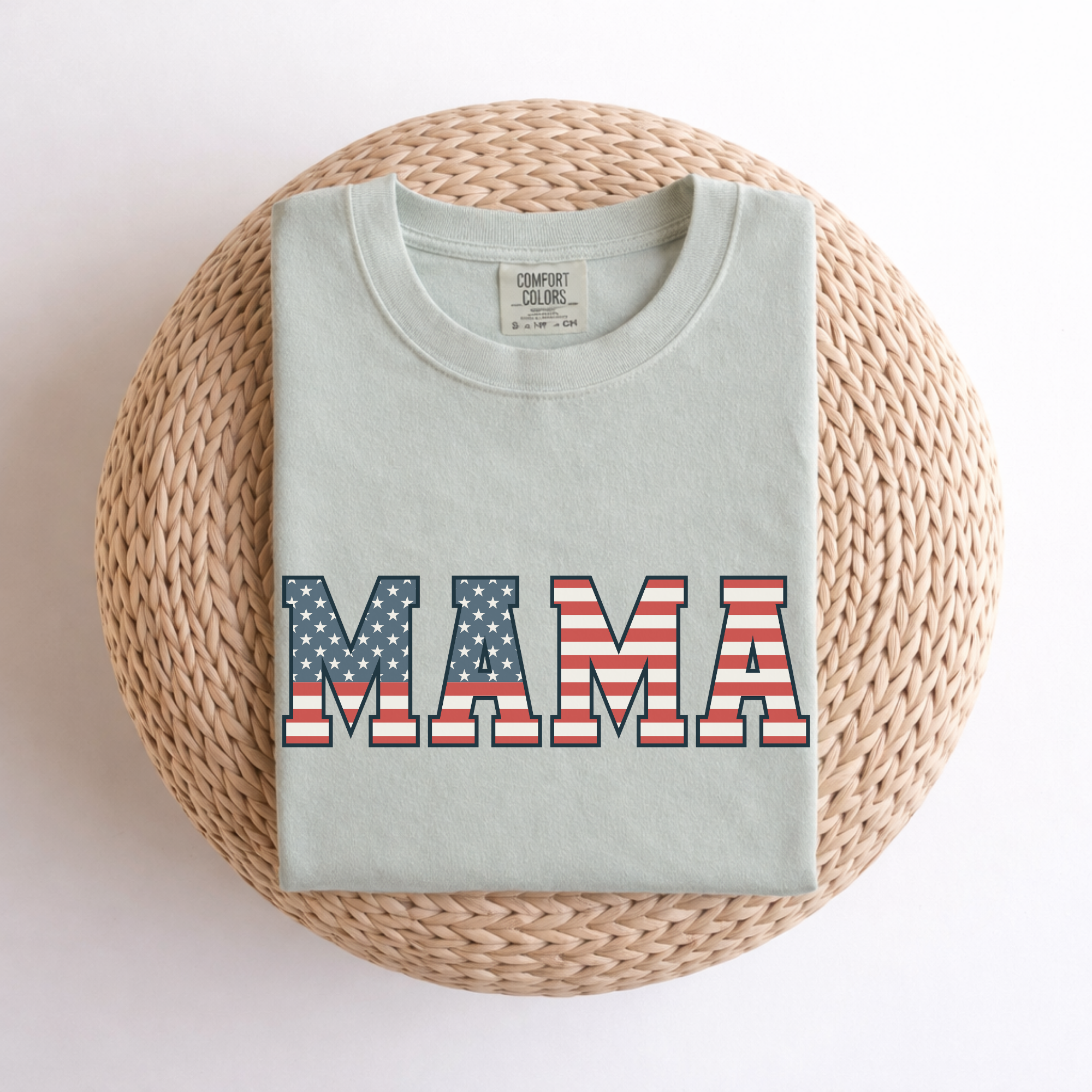 Mama American Flag T-Shirt