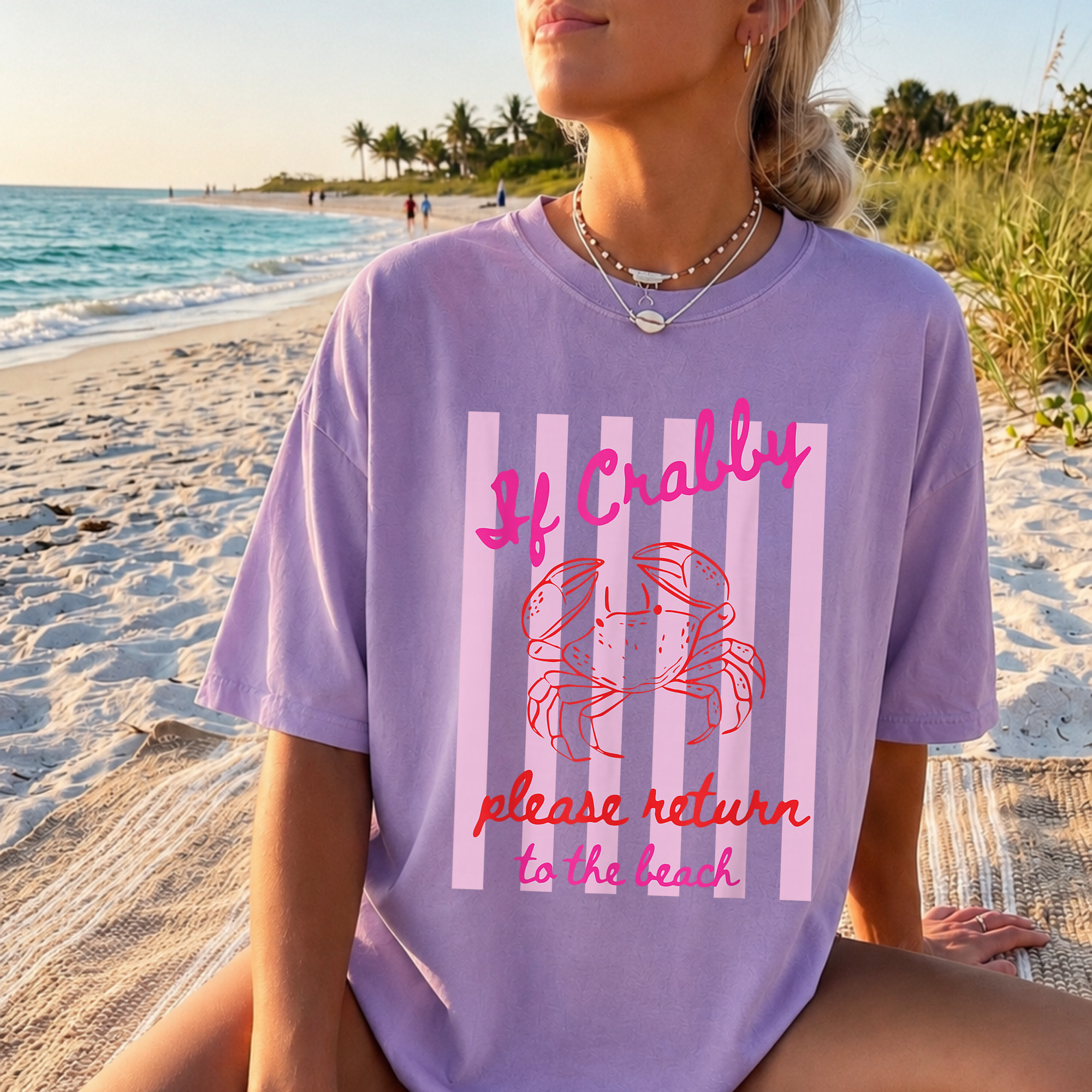 Crabby Please Return to the Beach T-Shirt