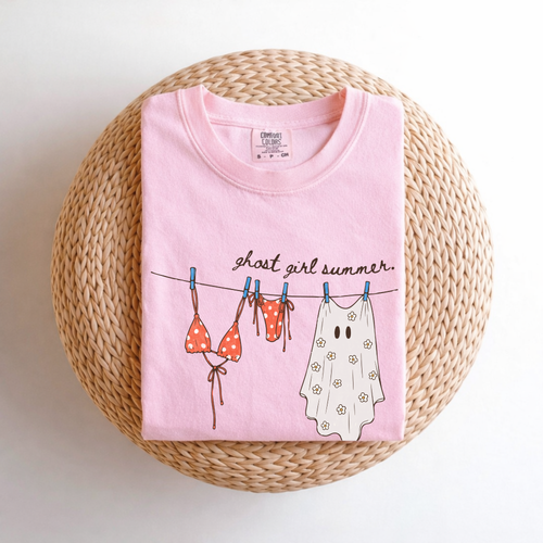 'Ghost Girl Summer' Clothesline Graphic Tee