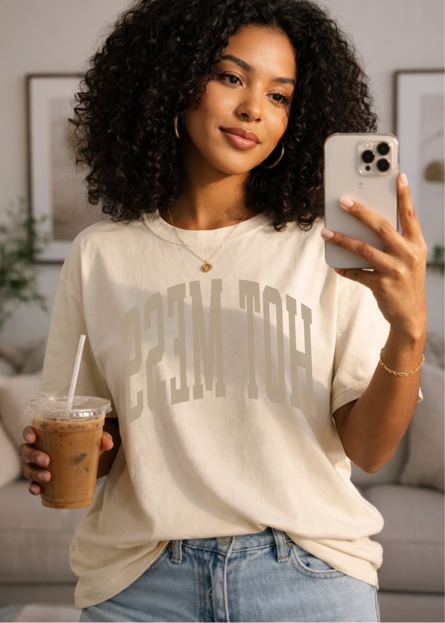 Hot Mess Tee — Graphic Casual T-Shirt