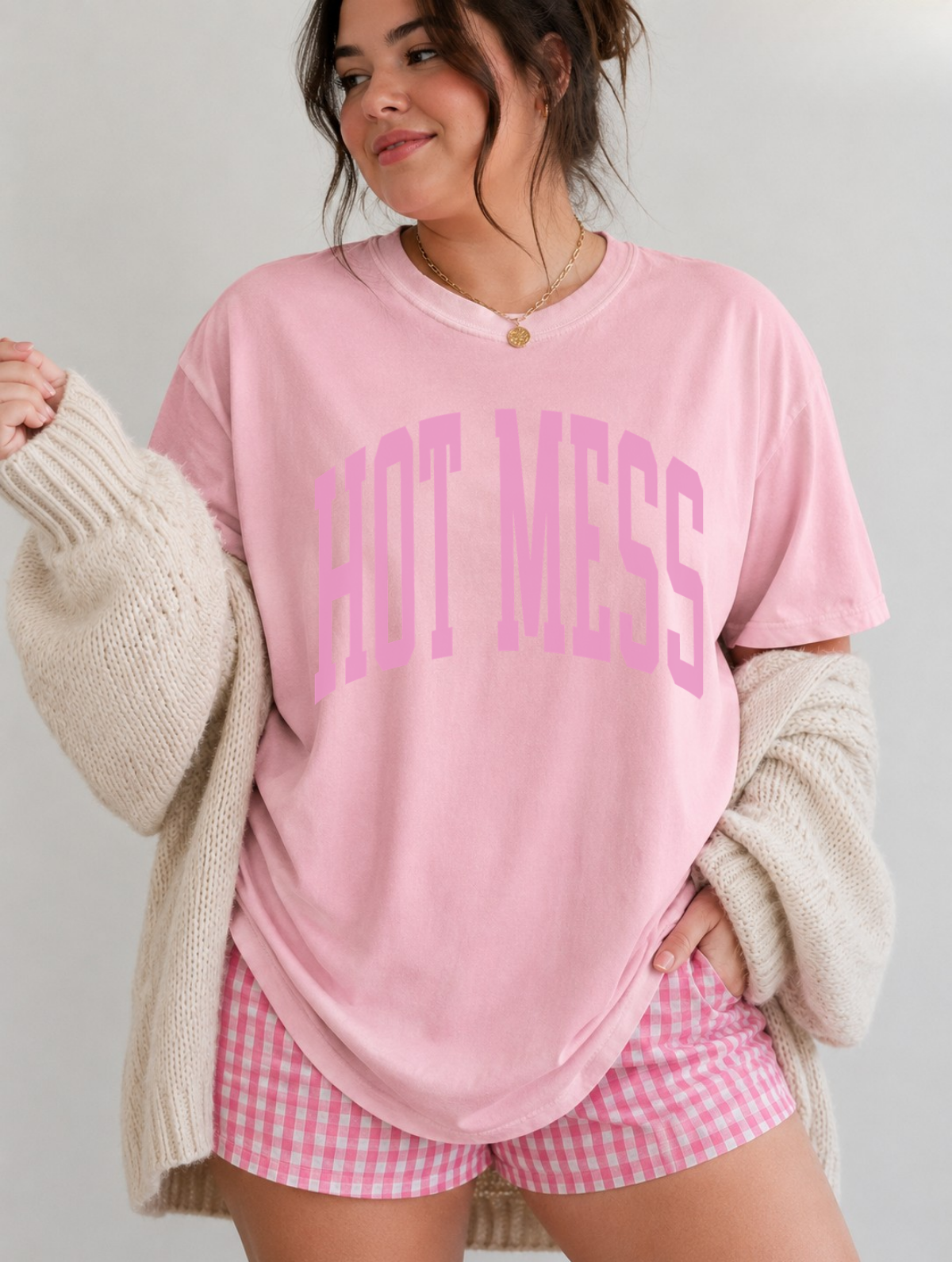 Hot Mess Tee — Graphic Casual T-Shirt