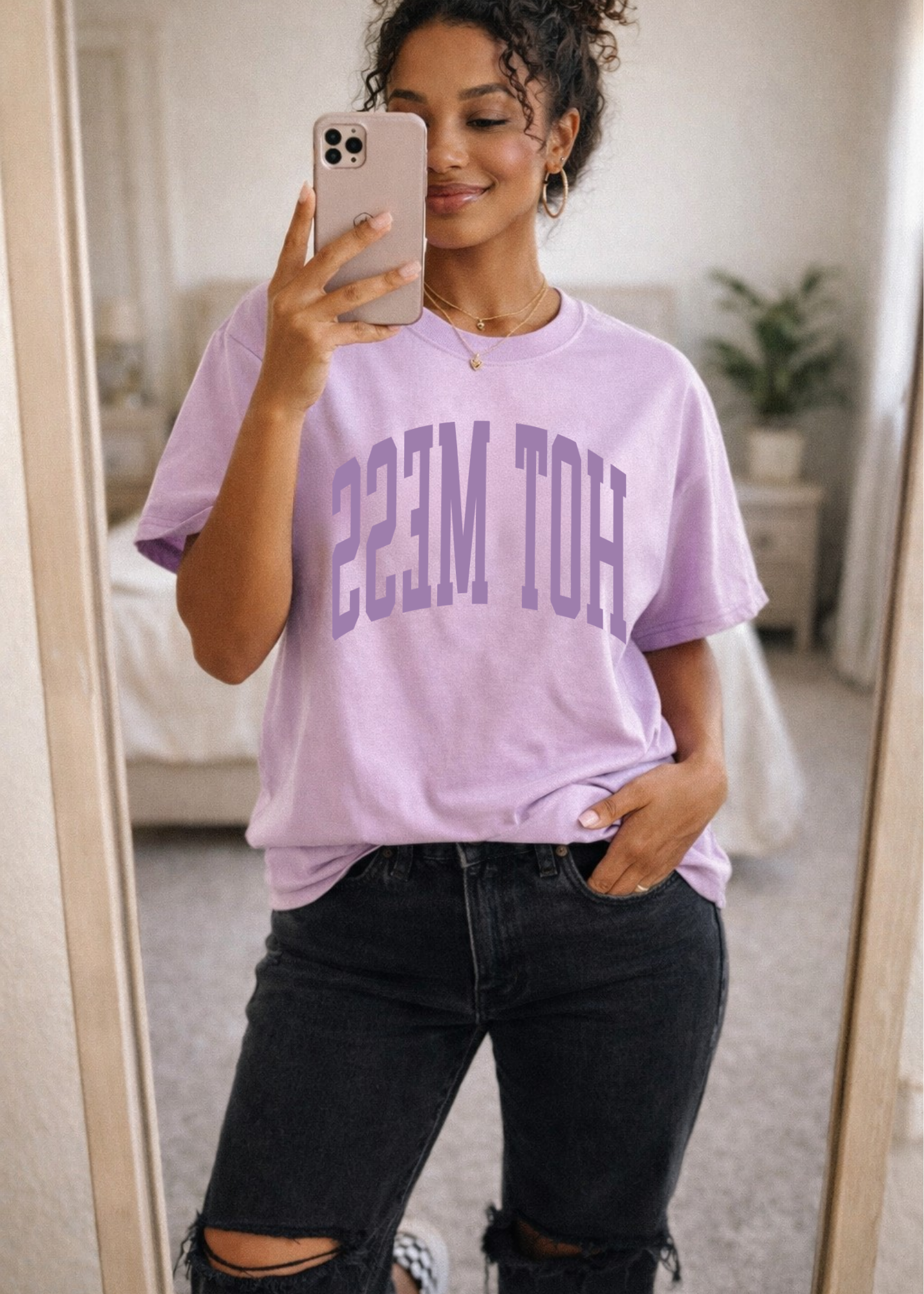 Hot Mess Tee — Graphic Casual T-Shirt