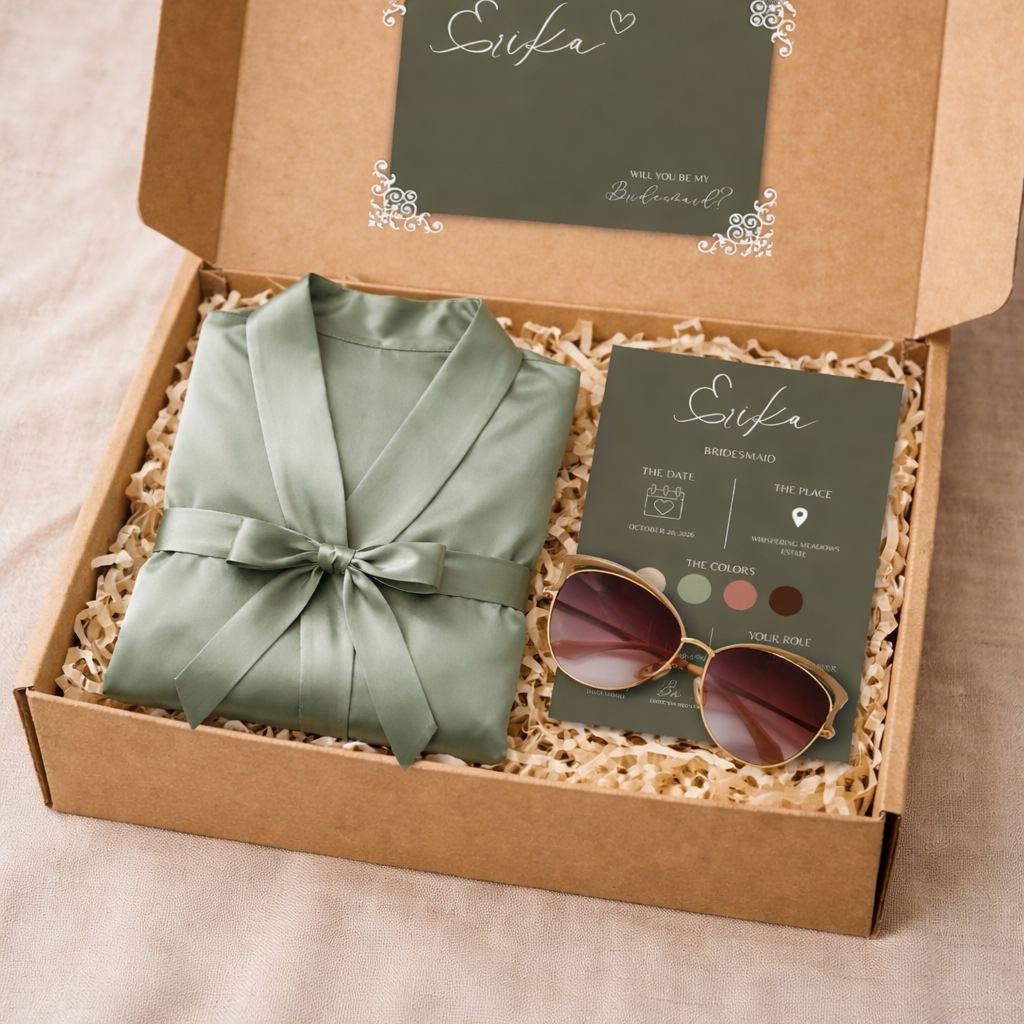Dusty Sage Bridal Party Proposal Cards | Bridesmaid Maid of Honor Groomsman Proposal | Neutral Boho Wedding Bridal Party Card Set