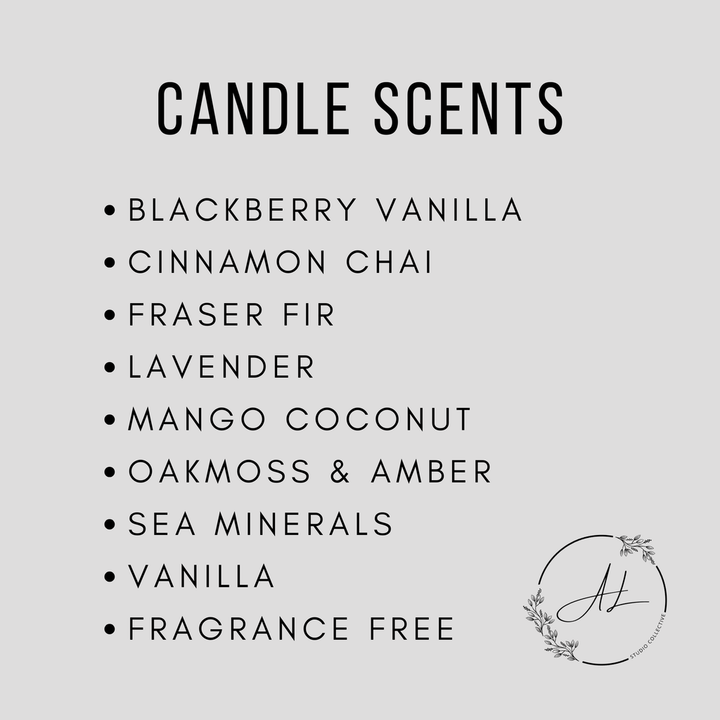 'She Is a Wildflower' Frosted Glass Candle — Wildflower Scent, 11 oz
