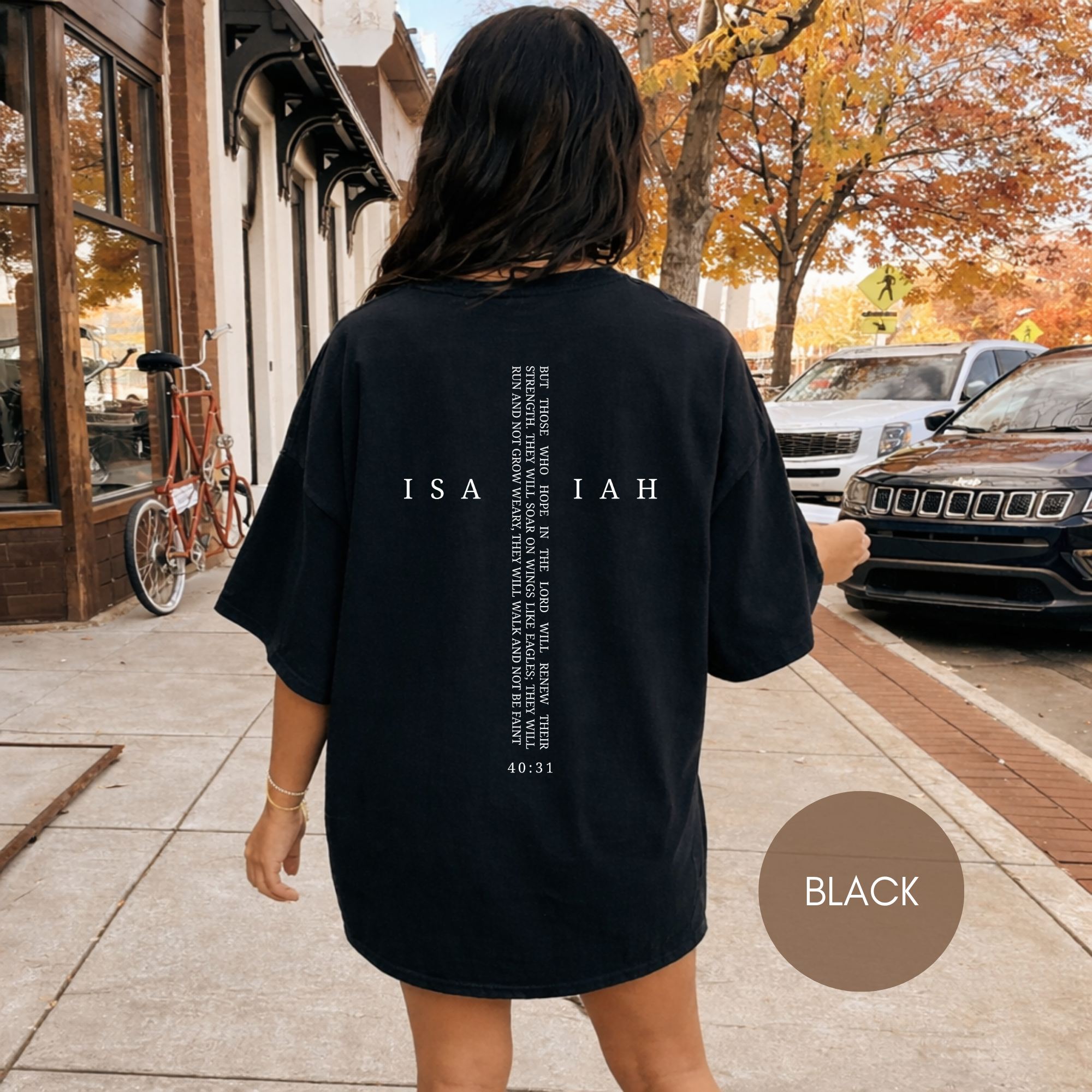 Isaiah 40:31 Christian Shirt | Faith Based Bible Verse Tee | Christian Apparel | Cross Shirt | Inspirational Scripture Shirt